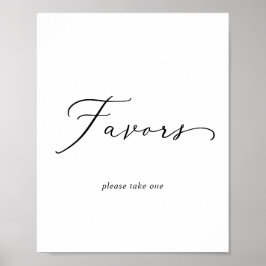 Poster Sinal de Lembranças de Casamento com Caligrafia Pr