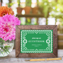 Poster Sinal de Livro de Visitas de Casamento com Papel P