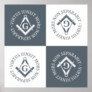 Póster Sinal de maçonaria