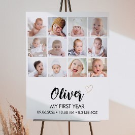 Poster Sinal de Marco de Primeiro Ano da Fotografia Moder