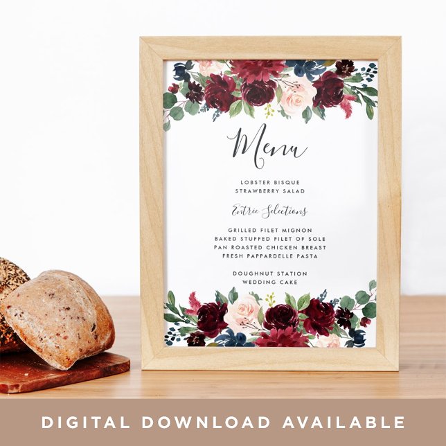 Póster Sinal de Menu Bloqueio Radiante (Criador carregado)