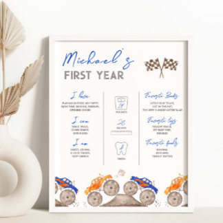 Poster Sinal de Mesa do Marco do Carro Race Retroativo