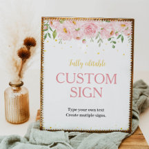 Sinal de Mesa Personalizada de Aniversário Maravil