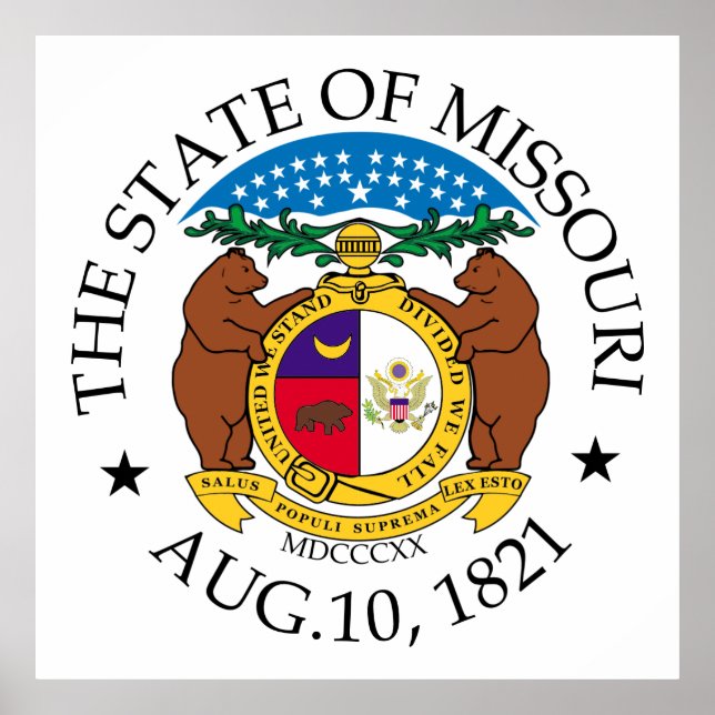 Poster Sinal de Missouri (Frente)