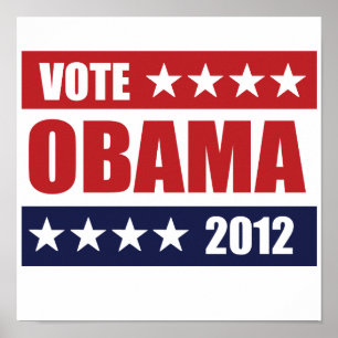 POSTER SINAL DE OBAMA 2012 DO VOTO - .PNG