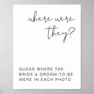 Poster Sinal de Onde Eles Estavam ADELLA Minimalista