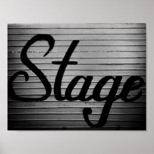 Póster Sinal de "Palco"