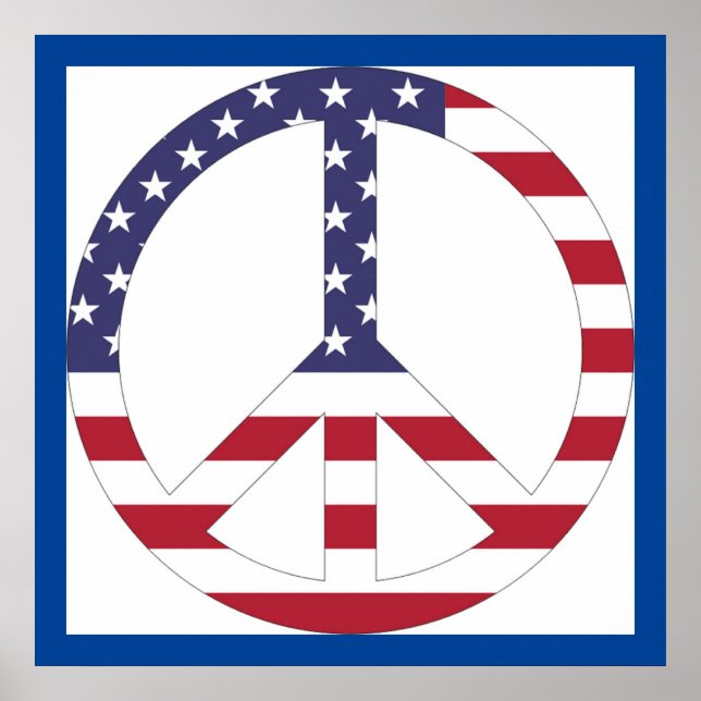 PÓSTER SINAL DE PAZ DO BANCO AMERICANO (Frente)