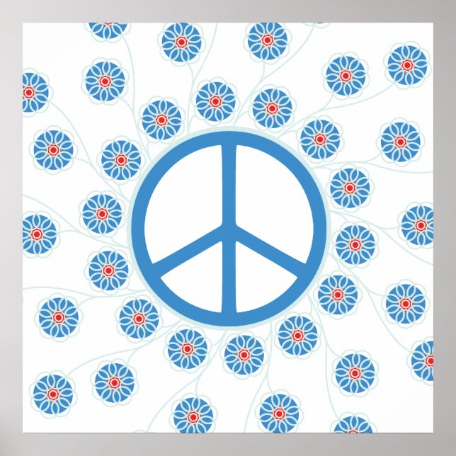 Póster Sinal de Paz Flores (Frente)