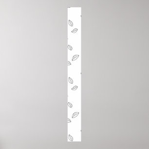 Poster Sinal de Pedestal Vertical, Cinza Escura