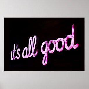 POSTER SINAL DE PINK "TUDO BEM"