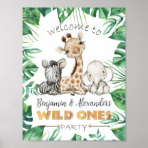 Sinal de porta de boas-vindas da Festa de aniversá