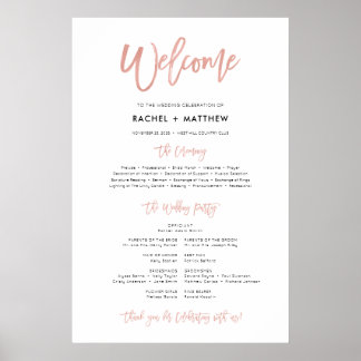 Poster Sinal de Programa de Casamento de Conto de Fadas M