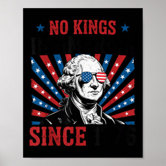 Poster Sinal de Protesto de George Washington Democracia