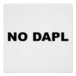 Póster Sinal de Protesto NO DAPL