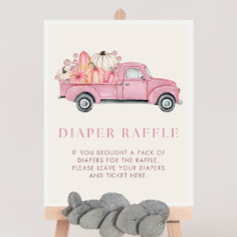 Poster Sinal de Raffle da Fralda de Bompkin