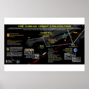 Poster Sinal de Revelação 12 - Jubileu Comet 67p