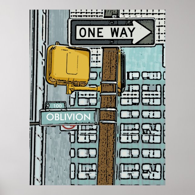 Poster Sinal de rua (Frente)