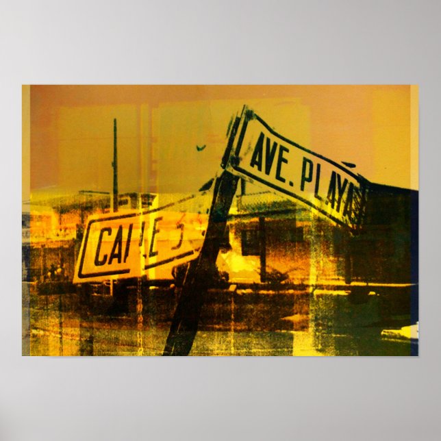 Póster Sinal de rua (Frente)