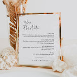 Poster Sinal de Sobremesa de primeira mordida<br><div class="desc">Descubra o fascínio cativante da nossa Coleção Stella, meticulosamente criada para infundir o seu chá de fraldas com um ar de minimalismo moderno e um toque de sofisticação suja. Projetada para combinar sem problemas o encanto boêmico com a elegância do eterno, essa coleção versátil garante elevar a estética de qualquer...</div>