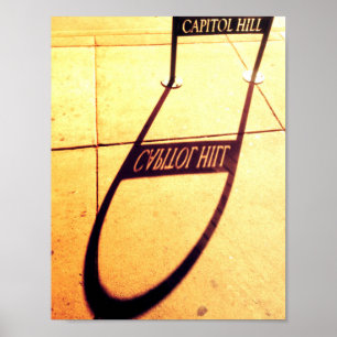 Poster sinal de sombra do monte capitol