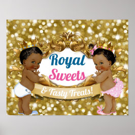 Póster Sinal de Sweets & Treats Reveal Africano