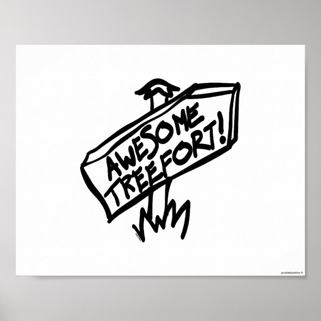 Poster Sinal de Treefort Incrível (Frente)