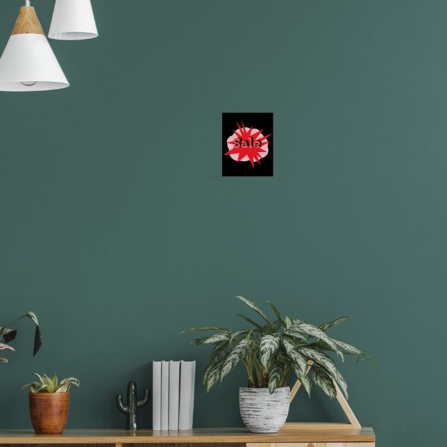 Poster Sinal de Venda Funky e Edgy com Negrito e Vibrante (Sala de Estar 1)