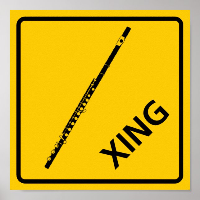 Póster Sinal de Via Rodoviária (Frente)