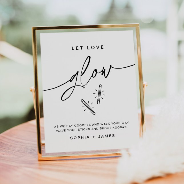 Poster Sinal de Vidro de Casamento EVERLEIGH (Criador carregado)