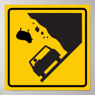 Póster Sinal de Zona Ovina de Baixa