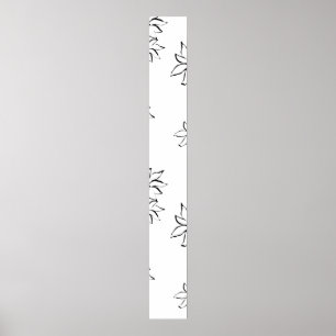 Poster Sinal Decorativo de Pedestal Cinza Davy