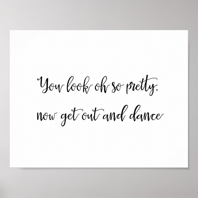 Póster Sinal do banheiro de casamento | Senhoras (Frente)