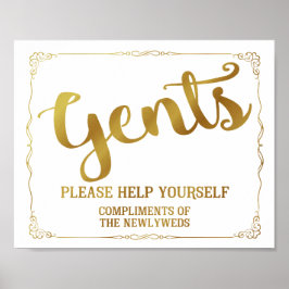 Póster Sinal do banheiro dos dentes - Sinal do cesto dos