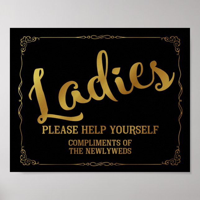 Póster Sinal do banheiro dos dentes - Sinal do cesto dos  (Frente)