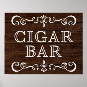 Póster Sinal do casamento - sinal rústico do casamento d