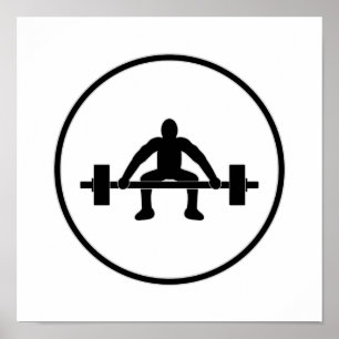 Poster Sinal do elevador do peso