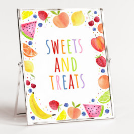 Poster Sinal do Partido Frutti Sweets & Treats