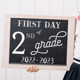 Poster Sinal do Primeiro Dia da Escola