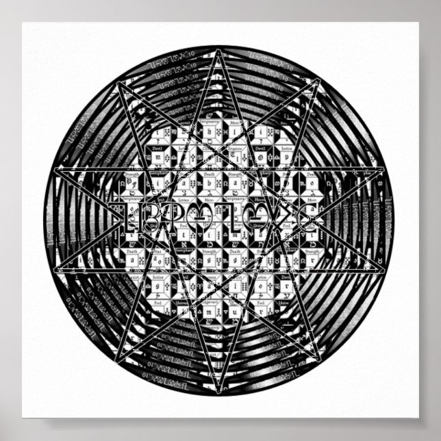 Poster Sinal Do Rei Excelente Da Terra - ICZHIHAL (Frente)