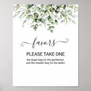 Poster Sinal Favorável à Vegetação