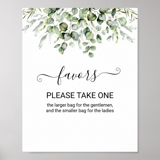 Poster Sinal Favorável à Vegetação (Frente)