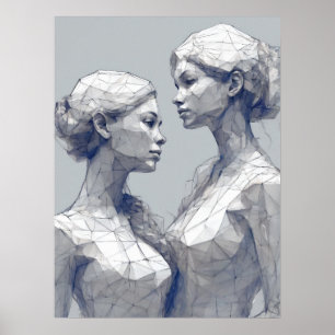 Poster Sinal Gemini Zodiac