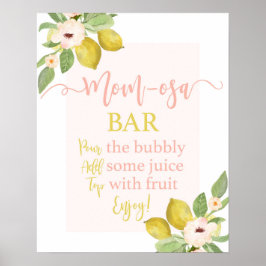 Poster Sinal Lemons Momosa