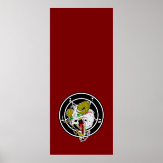 Póster Sinal maluco do Banner do Baphomet
