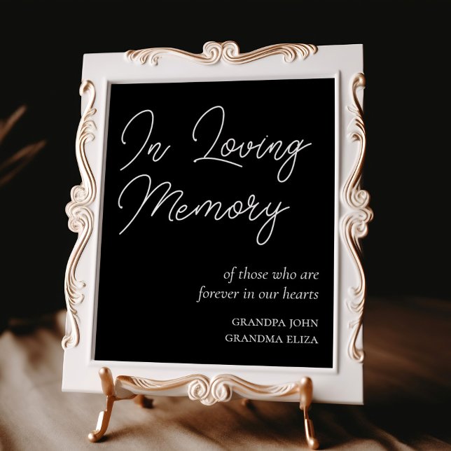 Poster Sinal Memorial de Casamento de Memória Negra (Criador carregado)