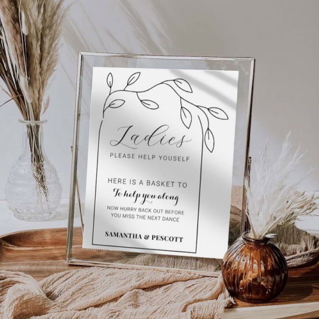 Poster Sinal mínimo do banheiro do Arch (Criador carregado)