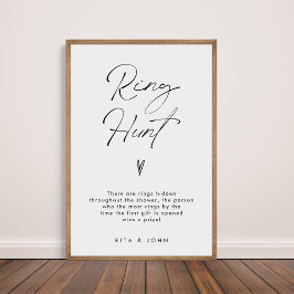 Poster Sinal Mínimo Moderno do Jogo de Chá de panela de A