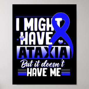 Poster Sinal Neurológico de Ataxia Hemiataxia Faixa Azul
