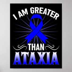 Poster Sinal Neurológico de Conscientização da Ataxia Hem